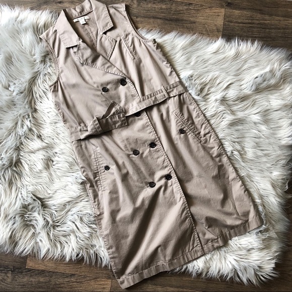 Banana Republic Dresses & Skirts - Banana Republic Sleeveless Trench Dress w/ Pockets